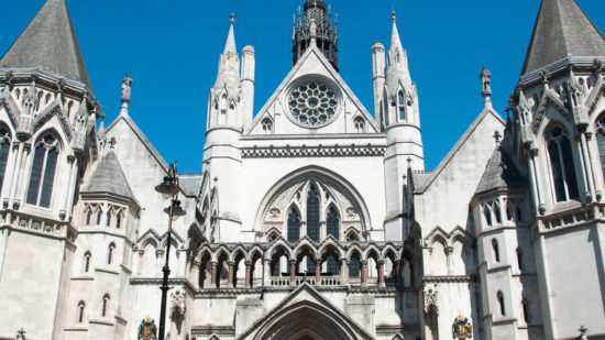 High Court London England UK shutterstock_589108103